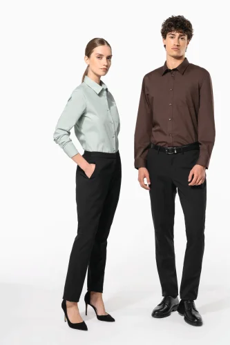 Camicia popeline policotone donna facile da lavare