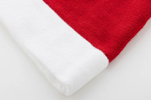 Cappello da Babbo Natale soffice con pon pon, ideale per feste