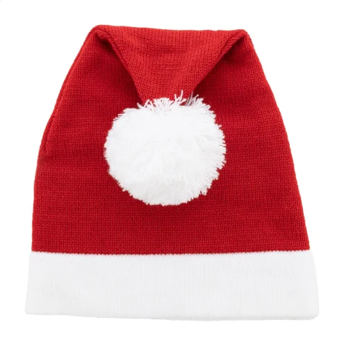 Cappello da Babbo Natale soffice con pon pon, ideale per feste
