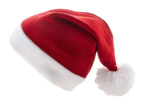 Cappello da Babbo Natale soffice con pon pon, ideale per feste