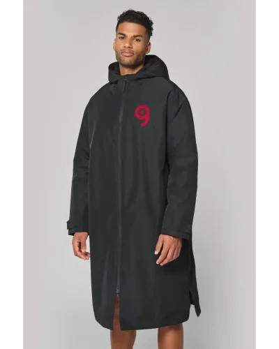 Parka lungo foderato in sherpa unisex