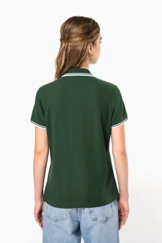 Polo donna maniche corte a righe