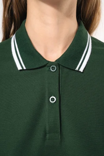 Polo donna maniche corte a righe