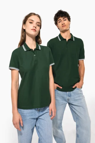 Polo donna maniche corte a righe