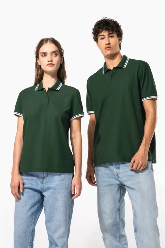 Polo donna maniche corte a righe