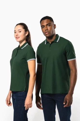 Polo donna maniche corte a righe