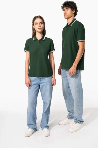 Polo donna maniche corte a righe