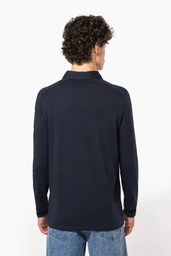 Polo jersey uomo manica lunga