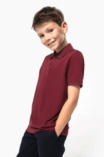 Polo piqué bio bambino