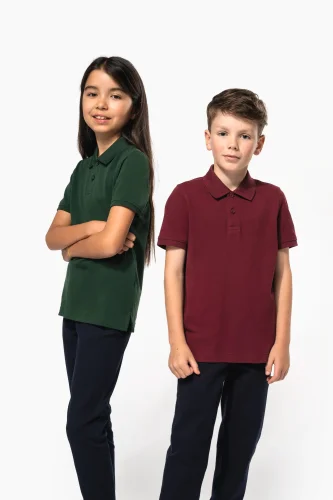 Polo piqué bio bambino