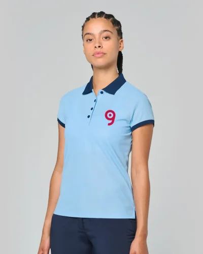 Polo piqué donna performance