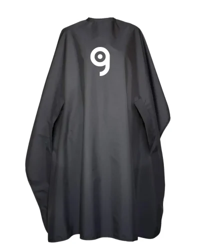 Salon hairdresser's cape with hand grips
