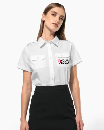 Camicia pilota donna manica corta