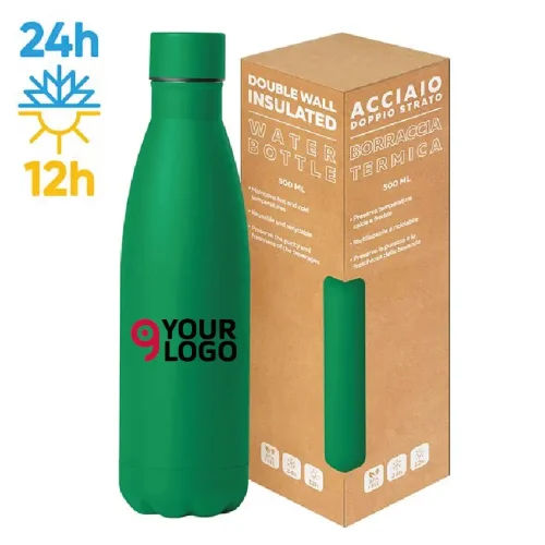 Steel Mat Bottle 500 Flat