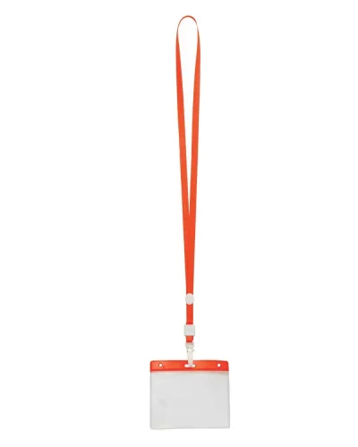 Badge Lanyard Maes trasparente PVC 48,5cm leggero e resistente