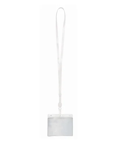 Badge Lanyard Maes trasparente PVC 48,5cm leggero e resistente