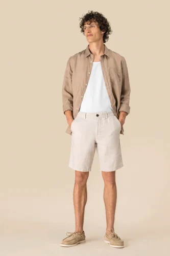 Bermuda uomo in lino