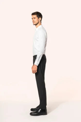 Camicia in popeline di cotone supima® uomo