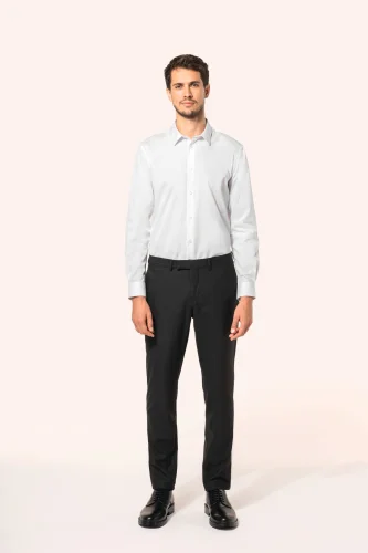Camicia in popeline di cotone supima® uomo