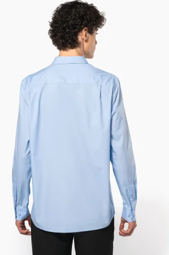 Camicia uomo in popeline manica lunga
