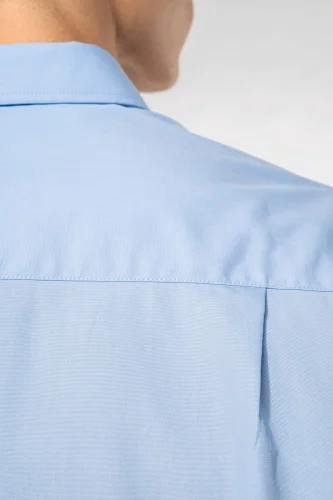 Camicia uomo in popeline manica lunga