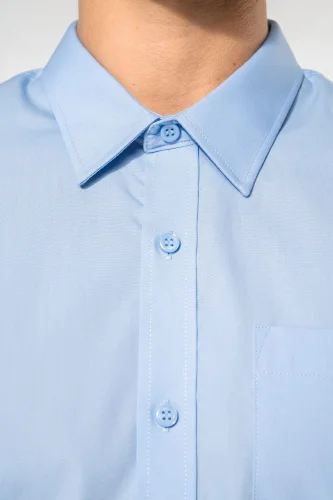 Camicia uomo in popeline manica lunga