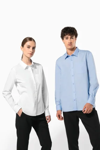 Camicia uomo in popeline manica lunga