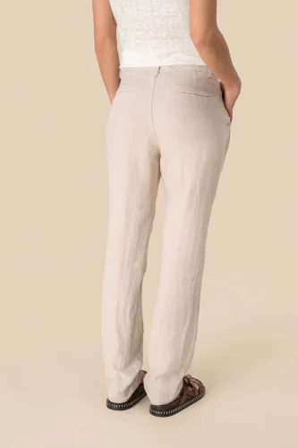 Pantalone donna in lino