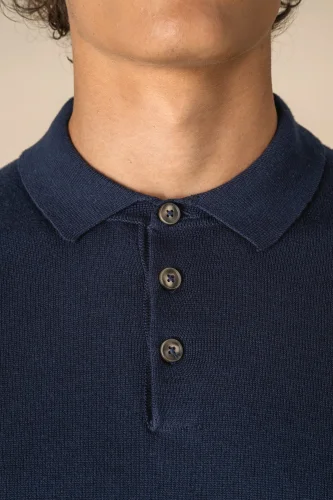 Polo uomo ecosostenibile in maglia