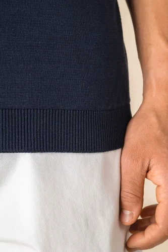 Polo uomo ecosostenibile in maglia