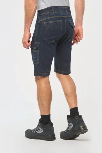 Bermuda uomo denim multitasche