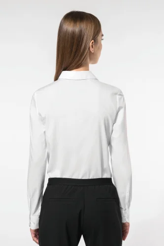 Camicia popeline policotone donna facile da lavare