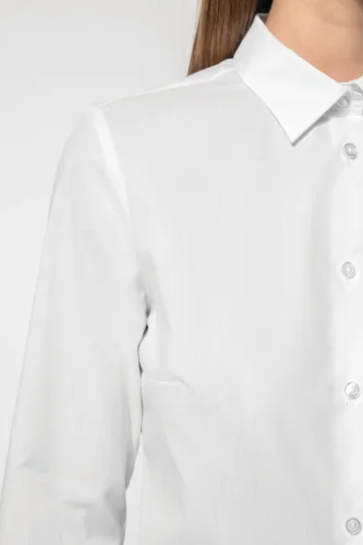 Camicia popeline policotone donna facile da lavare