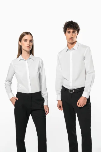 Camicia popeline policotone donna facile da lavare