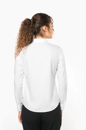 Camicia popeline policotone donna facile da lavare