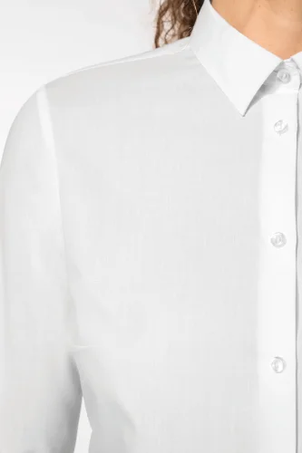 Camicia popeline policotone donna facile da lavare