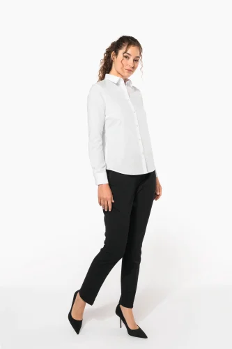 Camicia popeline policotone donna facile da lavare