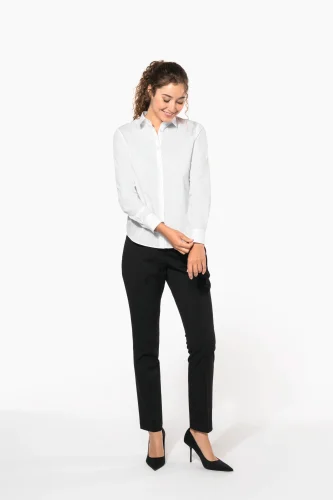 Camicia popeline policotone donna facile da lavare