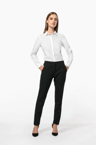 Camicia popeline policotone donna facile da lavare