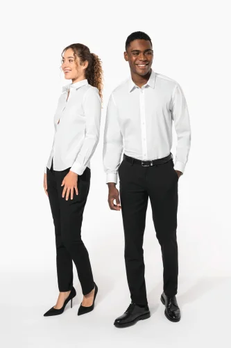 Camicia popeline policotone donna facile da lavare