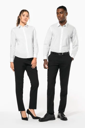 Camicia popeline policotone donna facile da lavare