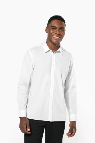 Camicia popeline policotone uomo facile da lavare