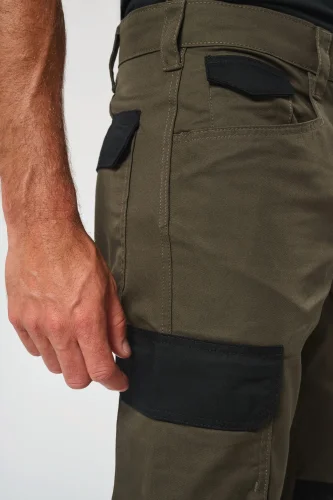 Pantalone uomo da lavoro bicolore