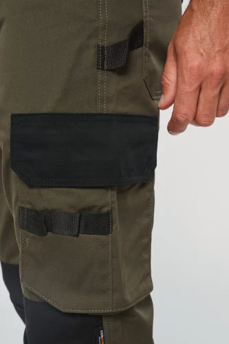 Pantalone uomo da lavoro bicolore