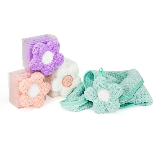 Set 12 asciugamani con motivi floreali primavera