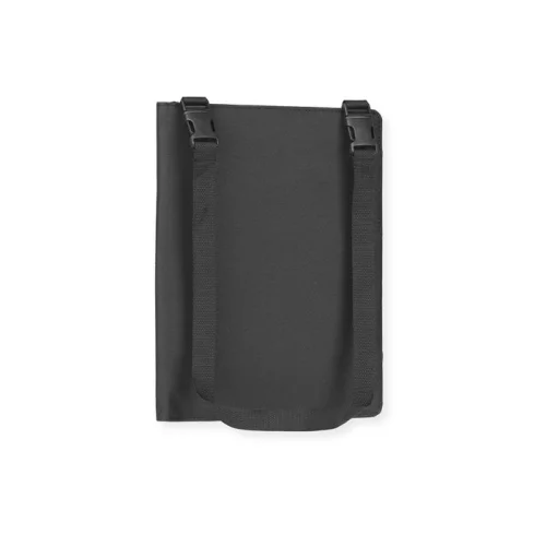 Beside Cartella Sottobraccio Nylon Nera, Tracolla, Multitasche 26x34 Nero