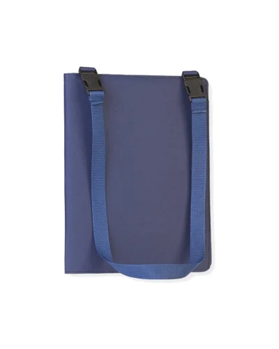 Beside Cartella Sottobraccio Nylon Nera, Tracolla, Multitasche 26x34