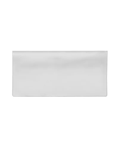 Portalotto portadocumenti viaggio PVC 2 tasche stampa serigrafica Bianco