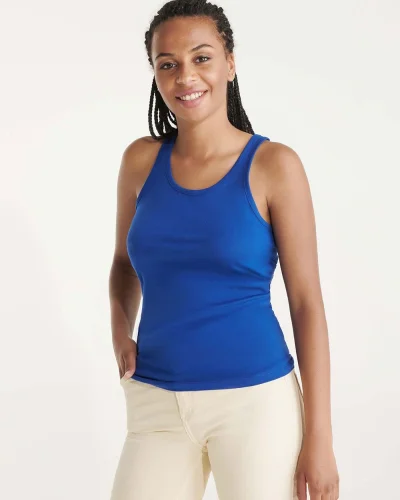 Canotta donna cotone Brenda  slim fit vogatore vari colori