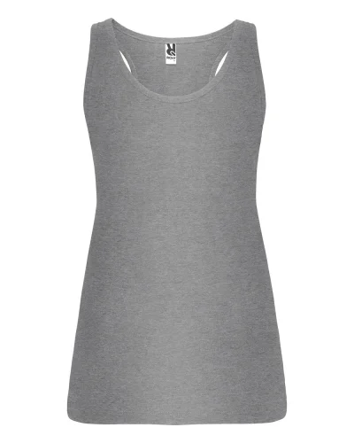 Canotta donna cotone Brenda  slim fit vogatore vari colori Grigio Vigore